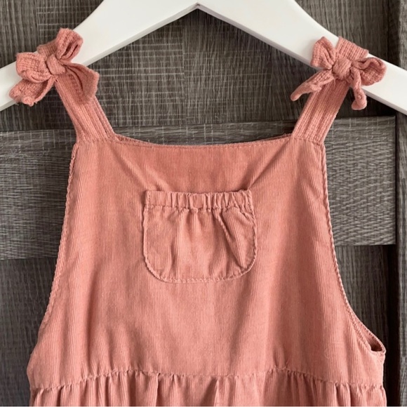 🌸2 for $25🌸 Zara pink fine-walled corduroy romper - Picture 2 of 8